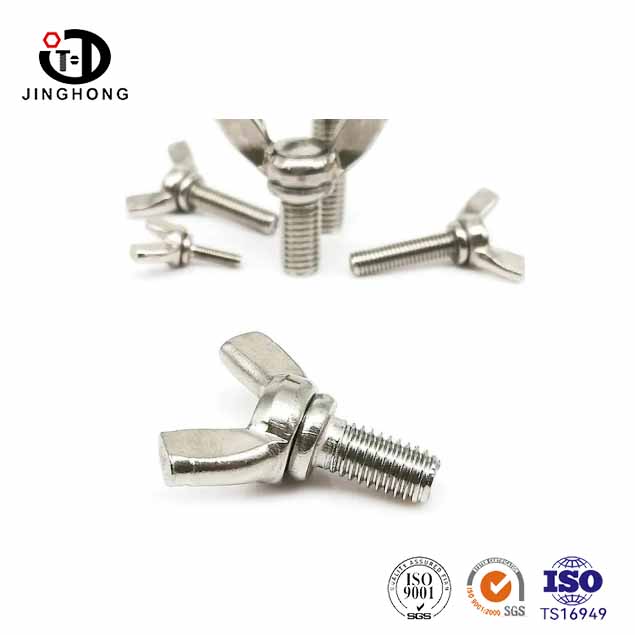 304 bolt tangan sayap keluli tahan karat