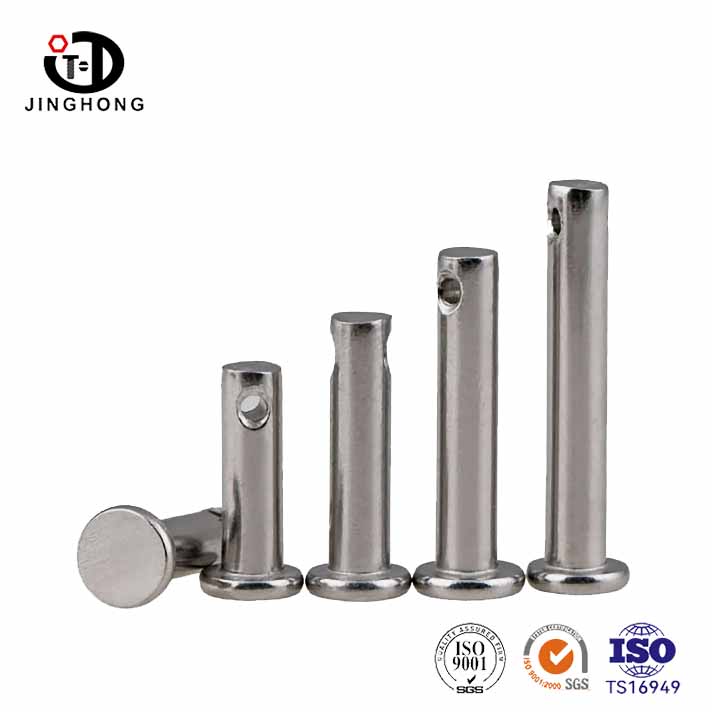 Clevis pin A2 304 keluli tahan karat untuk klip r split pin