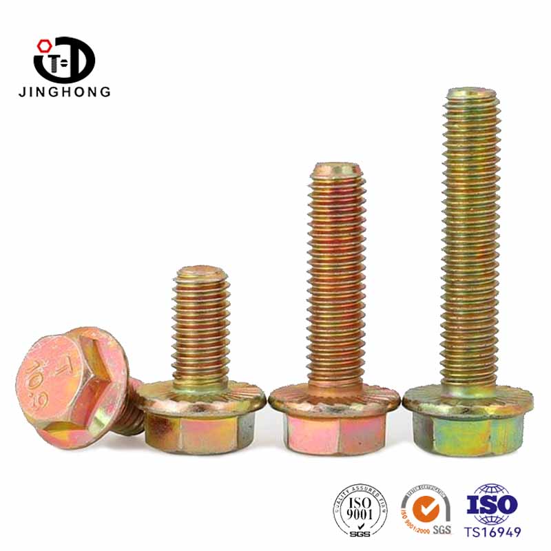 Warna Zink Hexagon Flange Bolt