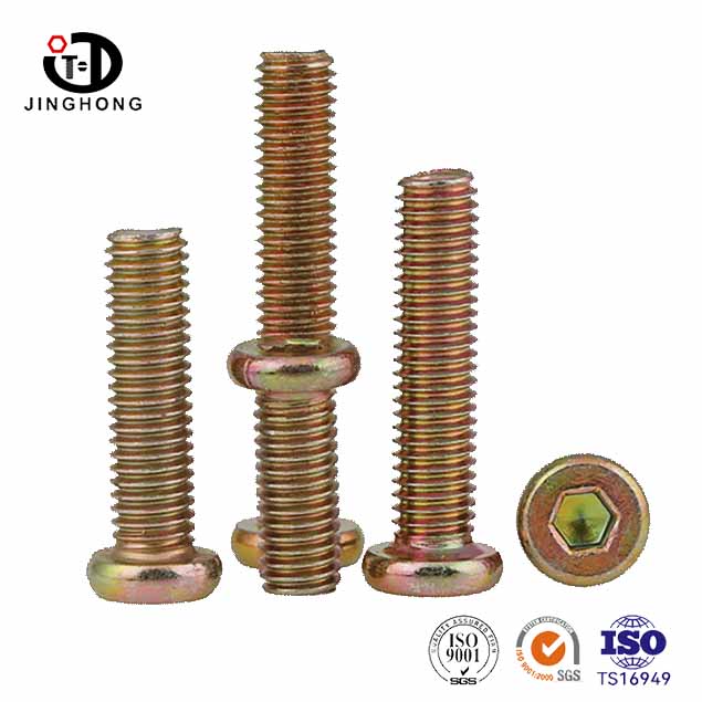 Hex Drive Steel Flat Head Furniture With Wood Screws