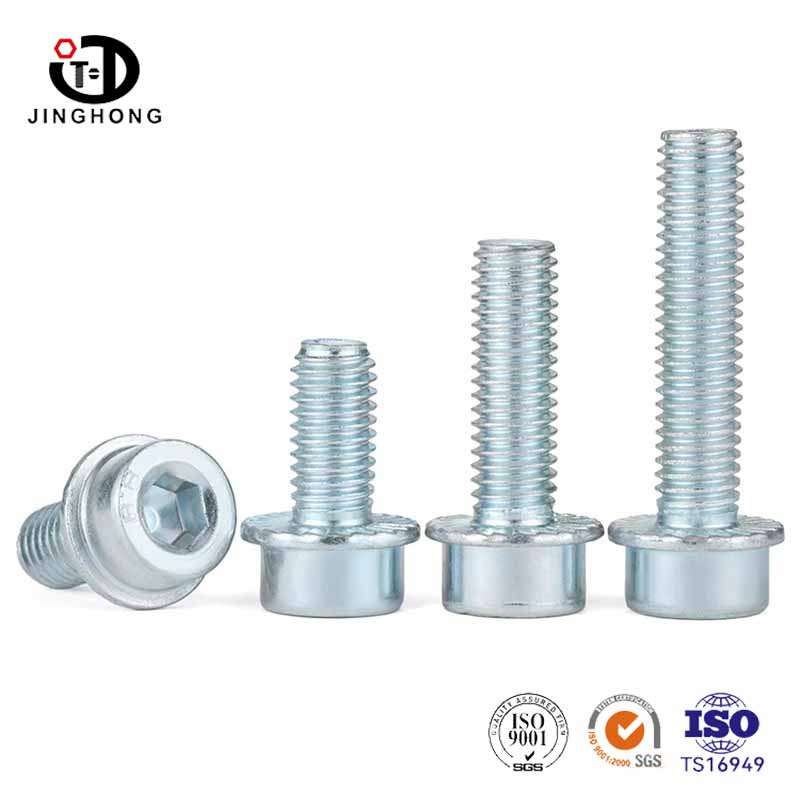 Skru Mesin Flange Kepala Silinder Hexagon