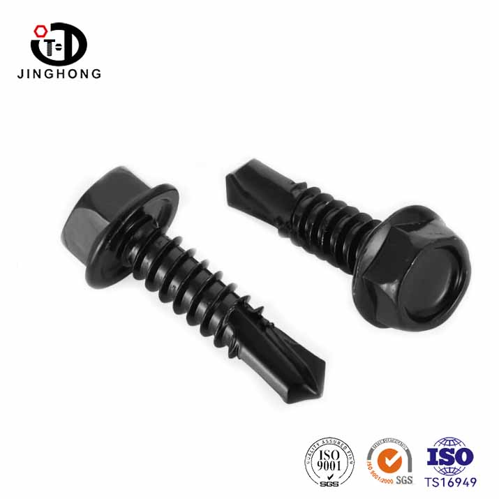 Hexagon Flange Black Self Tapping Drilling Screw