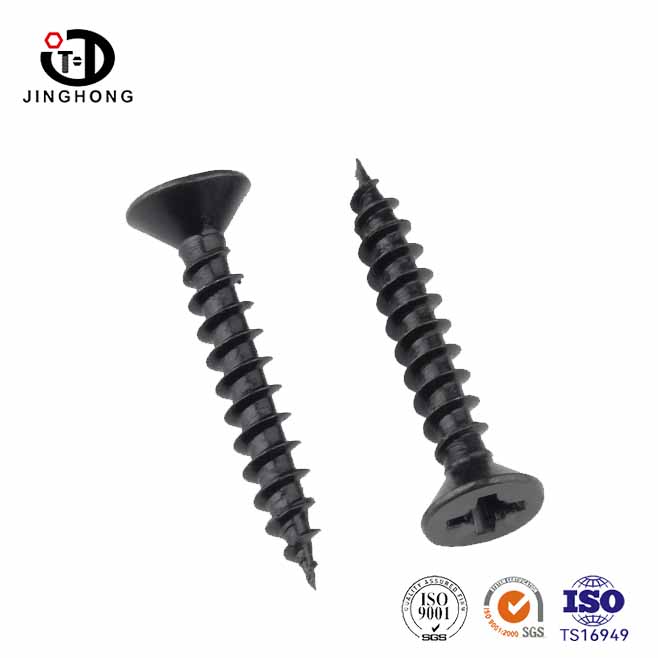 Skru Kayu Hitam Head Phillips Flat