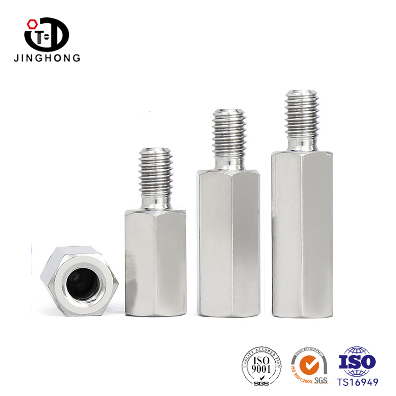 Stud hex keluli tahan karat tunggal
